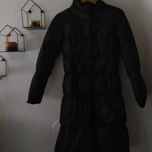 Halogen long puffer coat